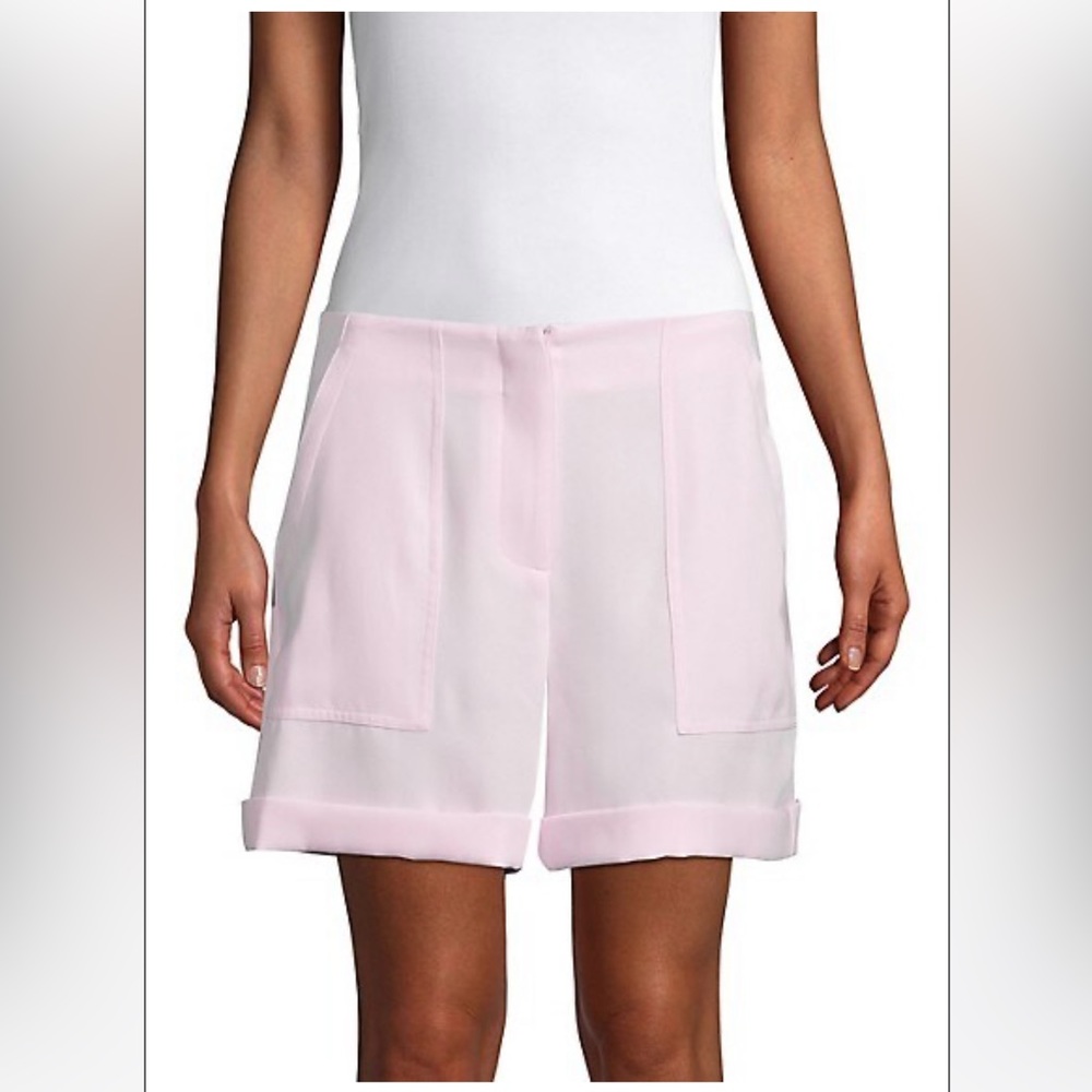 En Thread Cuffed High-Rise Shorts